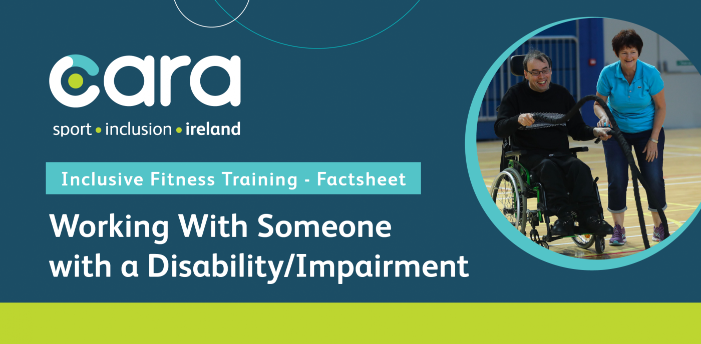 Working with Someone with a Disability/Impairment